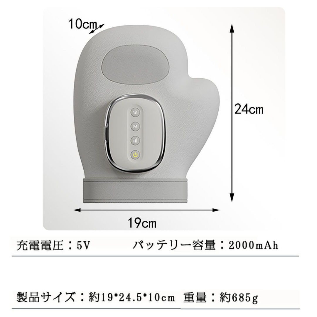 2025 Benri Choice・コードレス温熱ハンドマッサージャー|3モード搭載・軽量設計