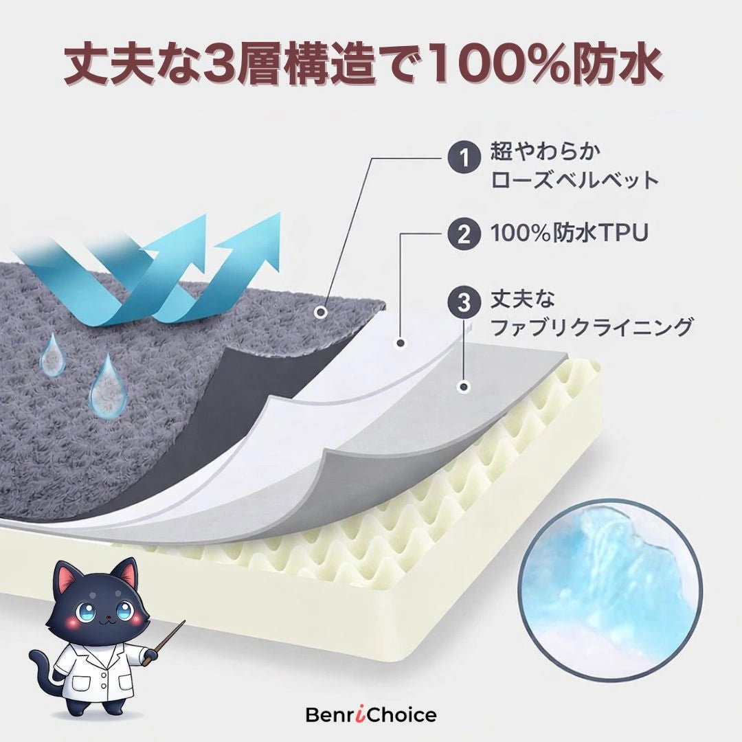 Benri Choice™ 関節にやさしい シニアペットベッド