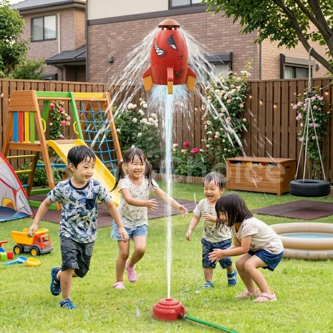 Benri Choice™ 水で回って飛ぶ ▪ﾉｼ夏の大人気水ロケット2026