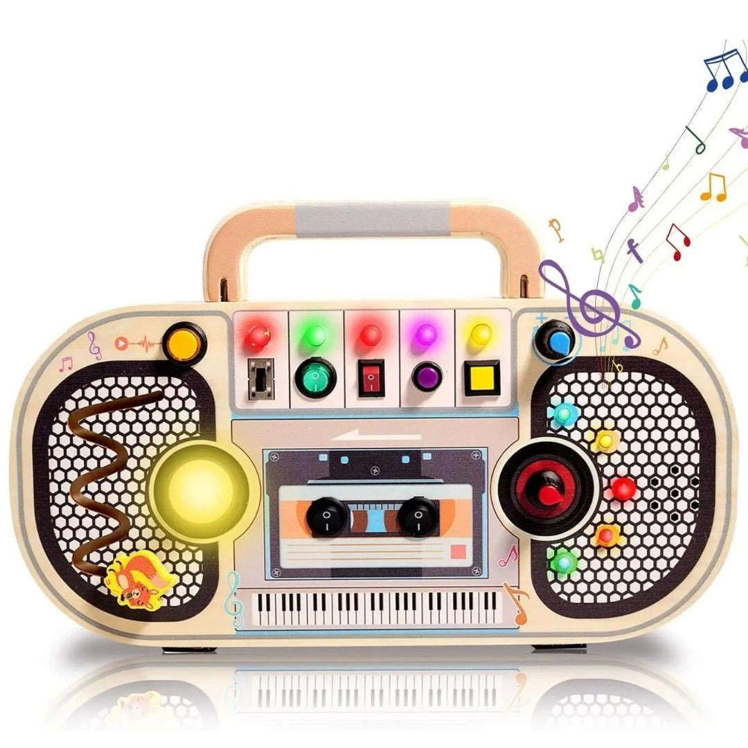 木製LEDモンテッソーリ ビジーボード