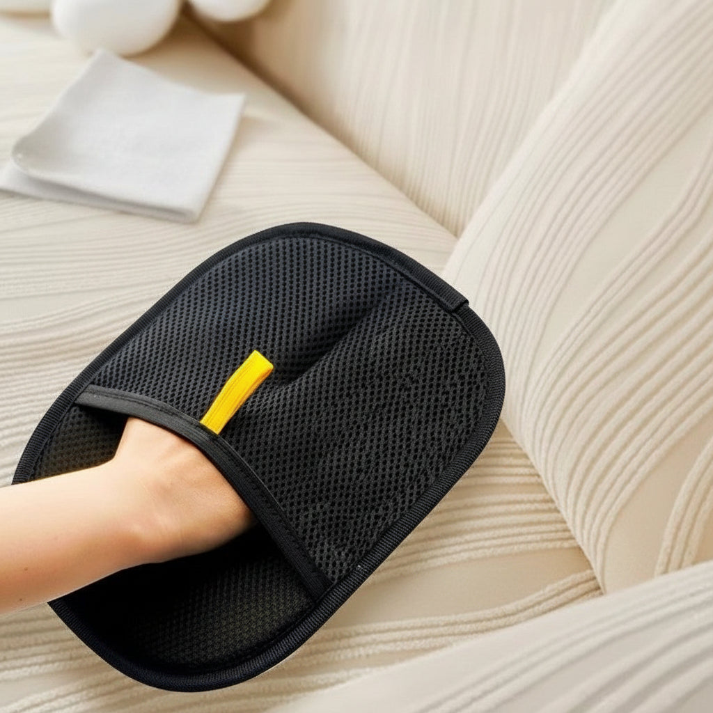 静電気でサッと取れる！ペット抜け毛取りグローブ｜ソファ・服・カーペット対応