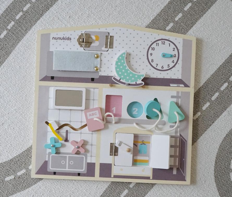 モンテッソーリ 木製ビジーボード｜0〜3歳 知育・指先トレーニングおもちゃ