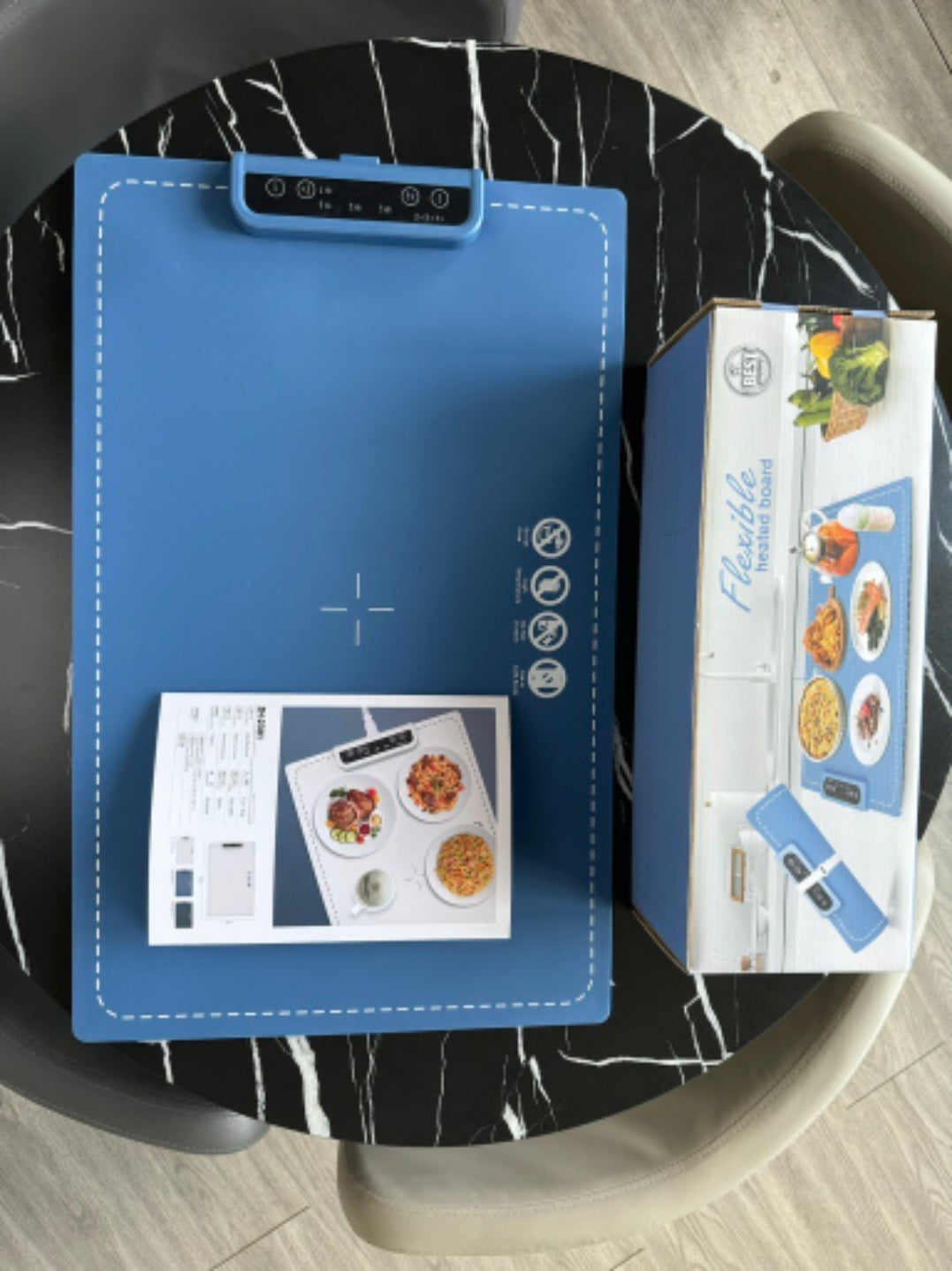 Benri Choice™ 超薄型フードウォーマーマット（巻き取り式）｜料理をあたたかく保つ