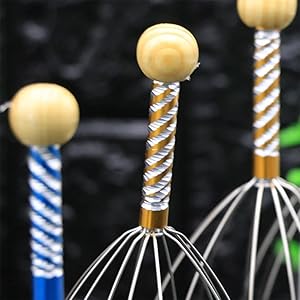 タコ型頭皮マッサージャー