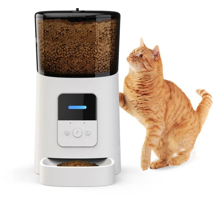 スマホで管理！犬・猫用自動給餌器 6L