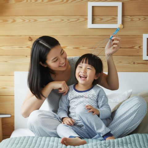 タコ型頭皮マッサージャー